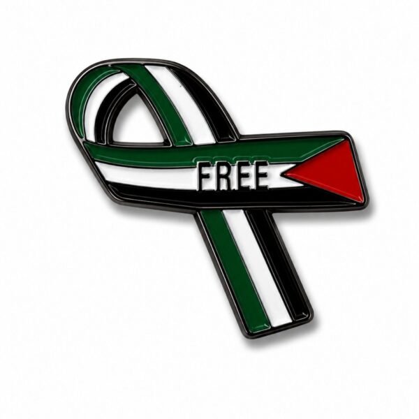 ستيكر شريط Free Palestine بتصميم داعم لفلسطين