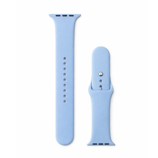 سوار Apple Watch سيليكون بلون أزرق