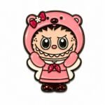 ستيكر لابوبو وردي بشخصية كيوت