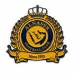 ستيكر شعار نادي النصر السعودي بتصميم رياضي