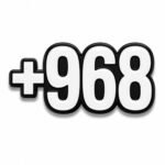 ستيكر رمز عمان +968 مناسب للجوال واللابتوب
