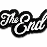 ستيكر The End بتصميم كلاسيكي
