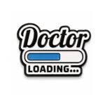 ستيكر Doctor Loading الطبي المعدني للجوال واللابتوب Medical Sticker