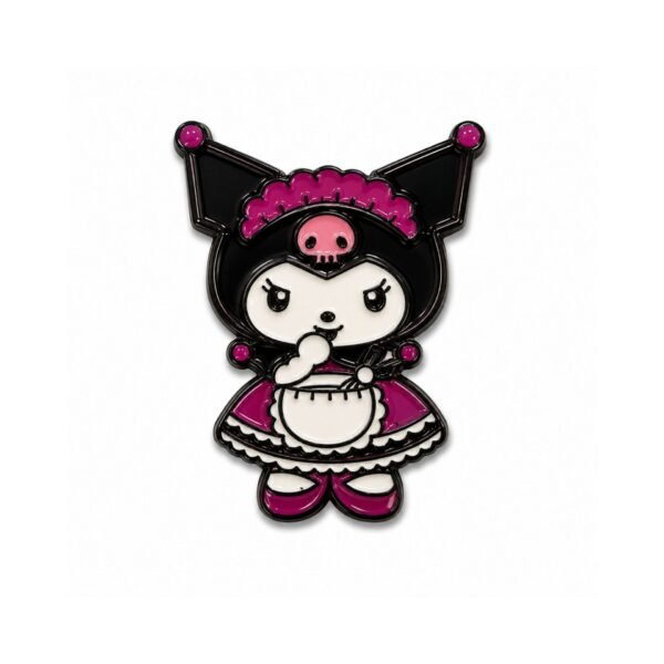 ستيكر معدني مستوحى من شخصية Kuromi للكفرات والجوال