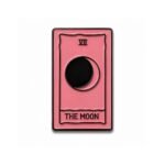 Pink The Moon Tarot Card Metal Sticker