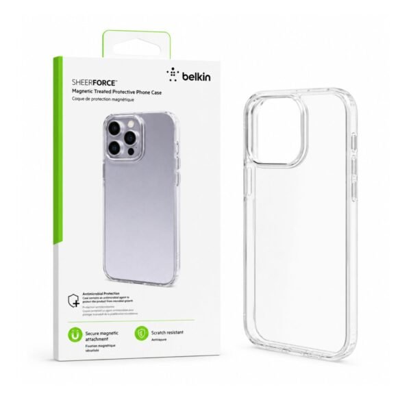 كفر ايفون شفاف Belkin SheerForce مقاوم للاصفرار
