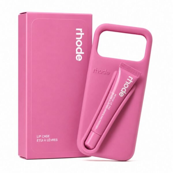 كفر Rhode Lip Case وردي باربي مع ملمع الشفاه Rhode