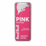 ستيكر معدني علبة مشروب الطاقة Pink Edition باللون الوردي