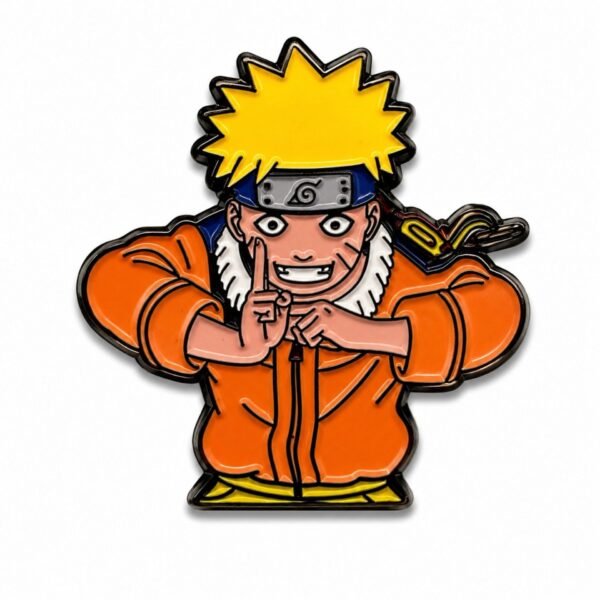 ستيكر معدني لشخصية ناروتو أوزوماكي من أنمي Naruto
