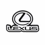 ستيكر شعار Lexus أسود عالي الجودة.