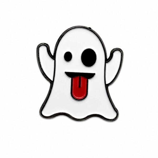 Cute Ghost Sticker بتصميم كرتوني مرح.