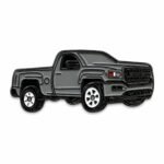 Grey GMC Sierra Pickup Truck Sticker.