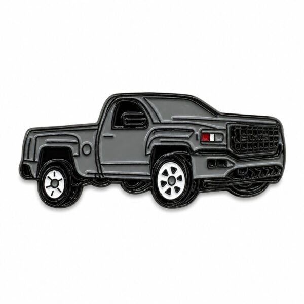 Grey GMC Sierra Pickup Truck Sticker.