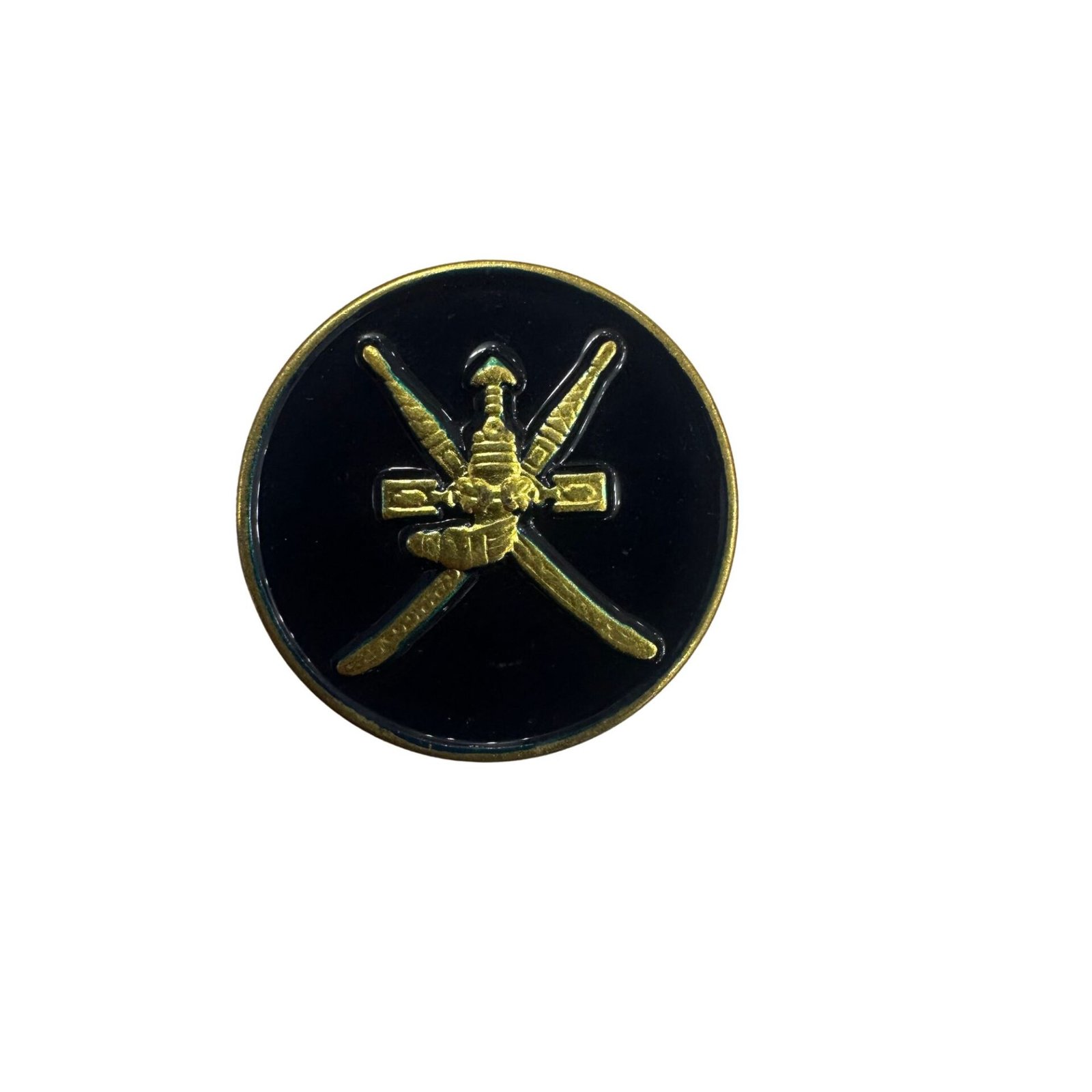 round-oman-national-emblem-sticker.jpg ستيكر دائري لشعار سلطنة عمان بالخنجر والسيفين