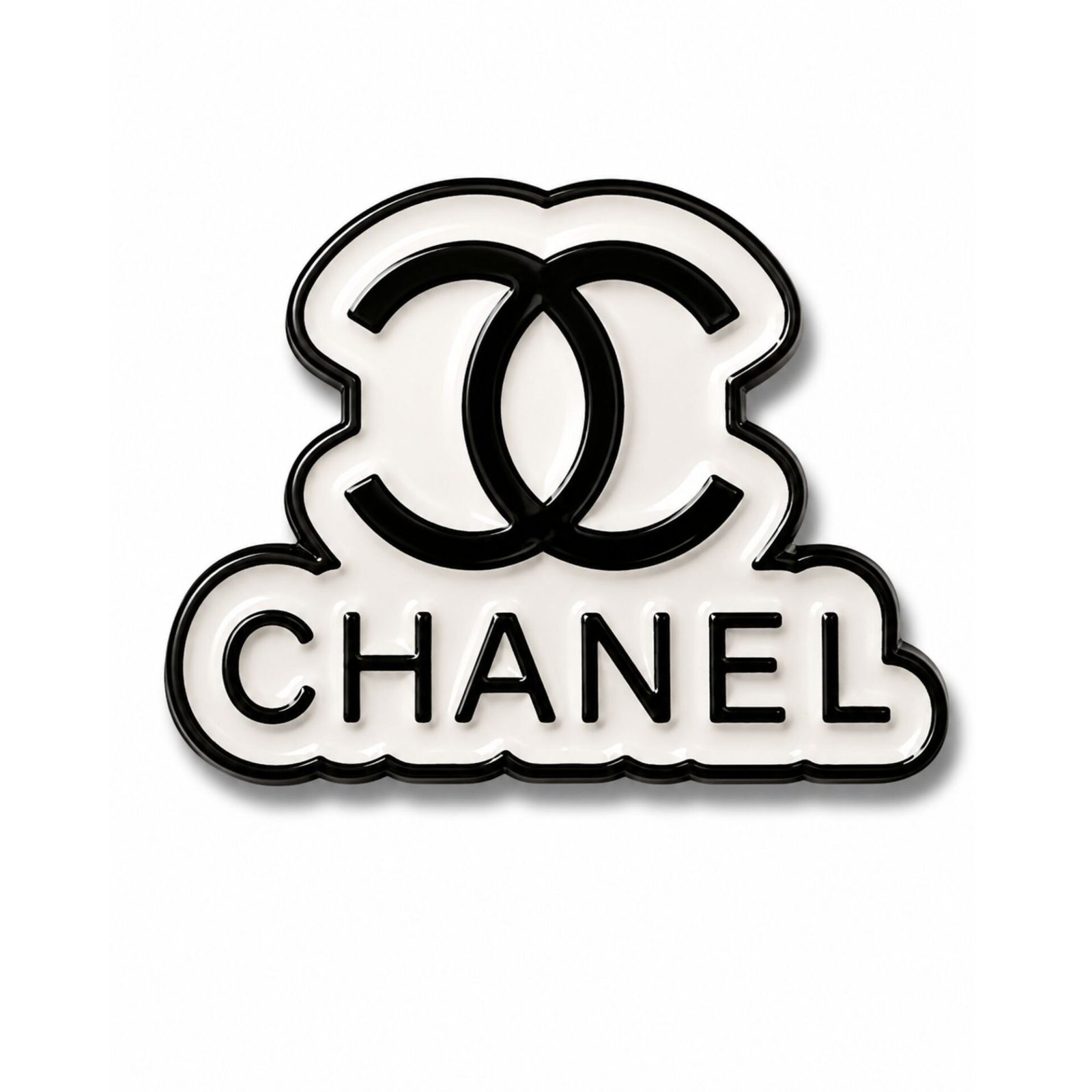 chanel-fashion-sticker.jpg ستيكر شانيل أبيض وأسود لعشاق الأناقة والموضة والستايل الراقي