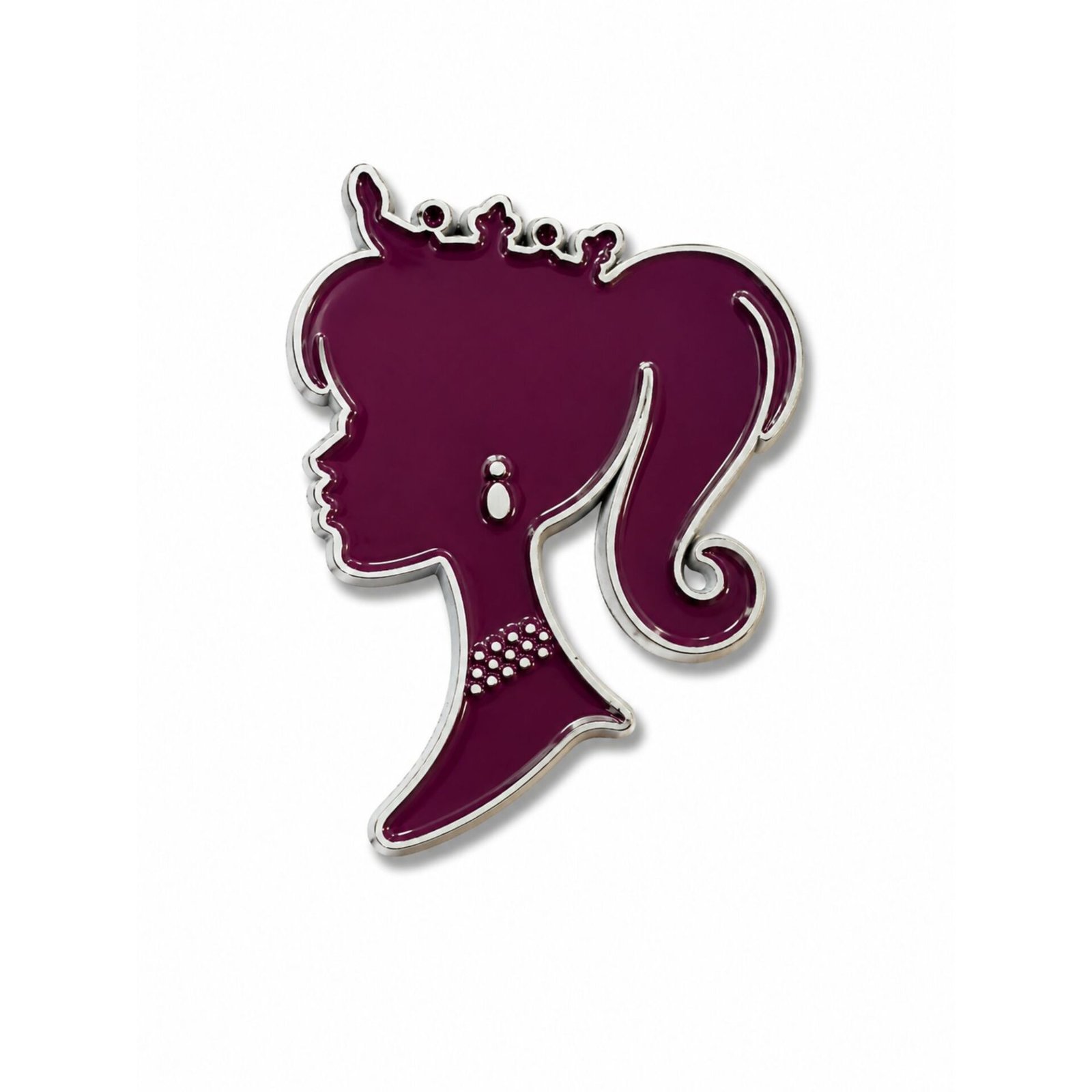 pink-princess-girl-sticker.jpg ستيكر أميرة وردية بتاج وتسريحة ذيل حصان بتصميم أنثوي