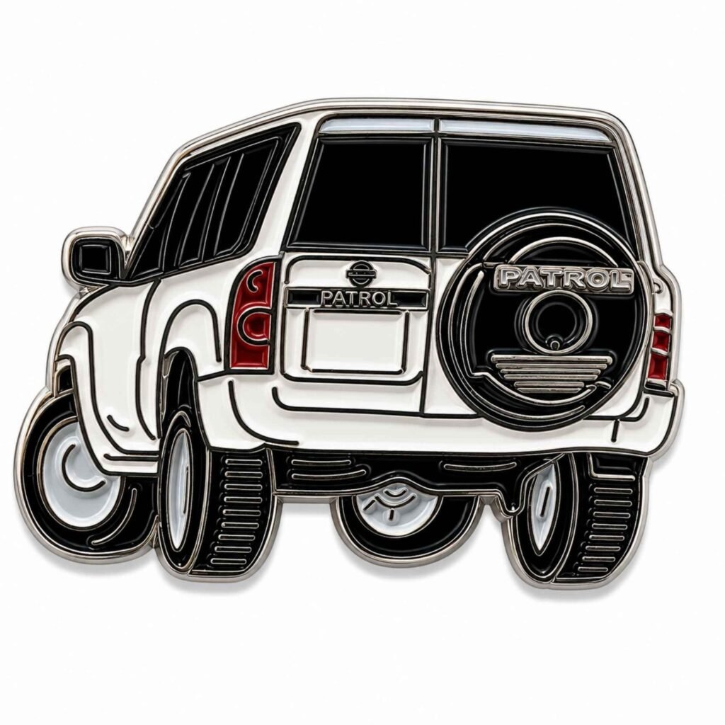 ستيكر نيسان باترول أبيض معدني – Nissan Patrol 🤍🚙 - موبايل كراج