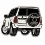 ستيكر نيسان باترول أبيض معدني – Nissan Patrol 🤍🚙