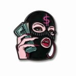 ستيكر معدني Money Girl 💵