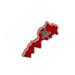 ستيكر معدني خريطة المغرب – علم المغرب 🇲🇦