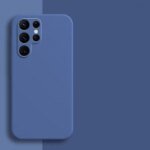 🎨 Square Edge Liquid Silicone Case for Samsung Galaxy S
