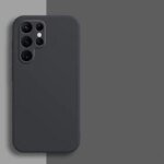 🎨 Square Edge Liquid Silicone Case for Samsung Galaxy S