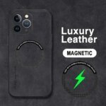 🧲 Leather MagSafe Case for iPhone