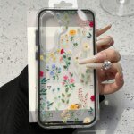 🌸 Clear Rose Pattern Case for Samsung Galaxy