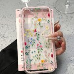 🌸 Clear Rose Pattern Case for Samsung Galaxy