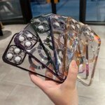 ✨ Clear MagSafe Case with Metallic Frame for iPhone