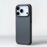 🧳 Matte MagSafe Case with Luggage Stripes for iPhone