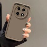 🖤 Matte Silicone Case with Camera Protection for Redmi