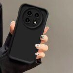 🖤 Matte Silicone Case with Camera Protection for Redmi