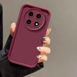🖤 Matte Silicone Case with Camera Protection for Redmi