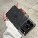 ✨ Sparkly Glitter Silicone Case for iPhone