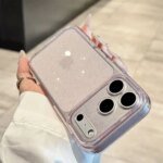 ✨ Sparkly Glitter Silicone Case for iPhone