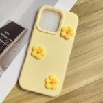 🌼 3D Flowers Silicone Case for iPhone