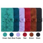 🌺 Floral Leather Wallet Case for Huawei