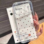 كفر شفاف برسومات فيونكات وقلوب للآيفون - موبايل كراج 5