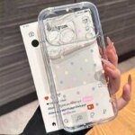 كفر شفاف برسومات فيونكات وقلوب للآيفون - موبايل كراج 6