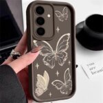 🦋 Gold Butterflies Case for Samsung Galaxy