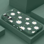🌼 Daisy Pattern Silicone Case for Samsung Galaxy