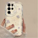 🎀 Clear Case with Soft Roses & Bows for Samsung Galaxy