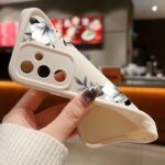 🤍 White Roses Silicone Case for Samsung Galaxy