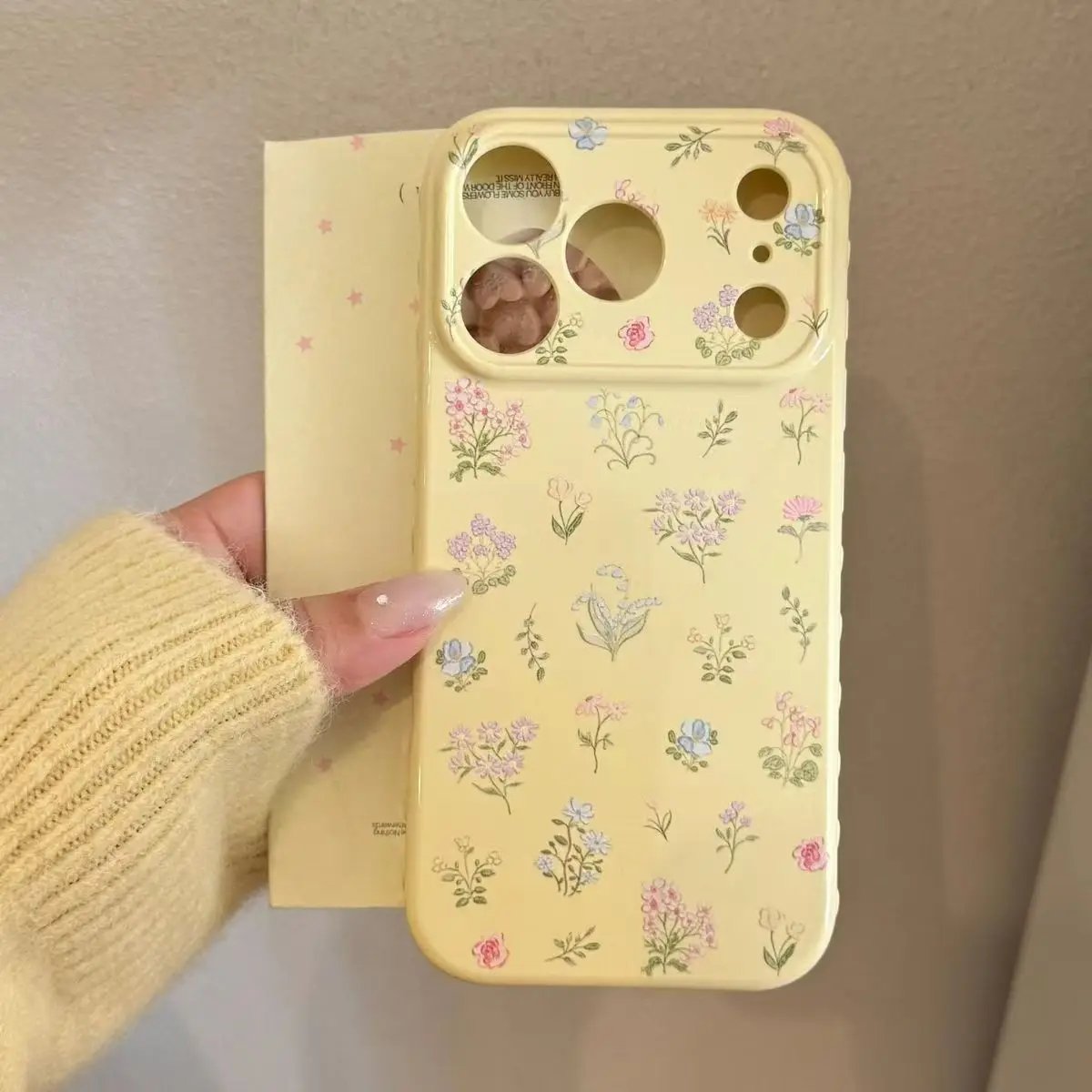 55458-yhaq6p.jpg Summer Fragrant Flowers Yellow Phone Case For iPhone 17 16 Pro Max 15 14 Plus 13 12 11 14 15 16 17 Shockproof Soft Bumper Cover