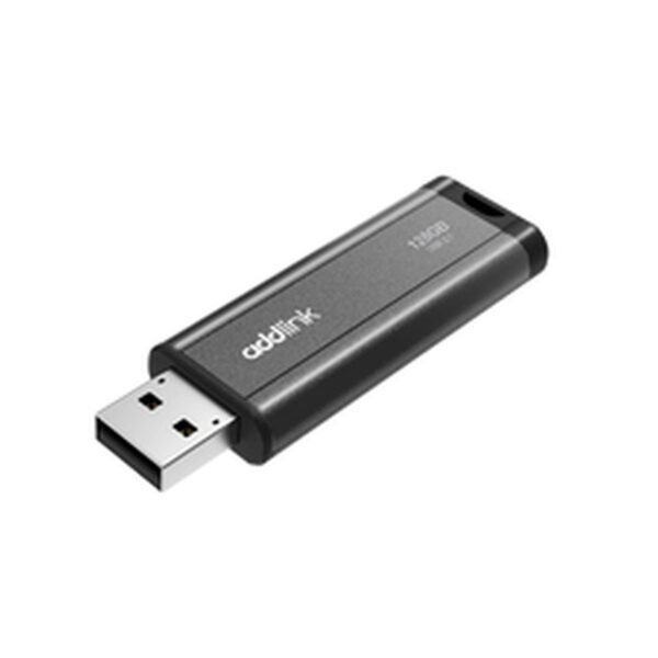 فلاش Addlink U65 بسعة 128GB بمنفذ USB 3.1 باللون الرمادي