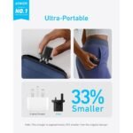 شاحن Anker بقوة 25W بمنفذ USB-C باللون الأسود - صورة 3