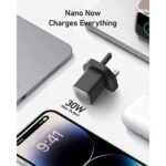 شاحن جداري Anker بقوة 30W بمنفذ USB-C باللون الأسود - صورة 2