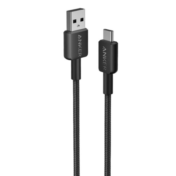كيبل Anker 322 المجدول من USB-A إلى USB-C بطول 0.9 متر