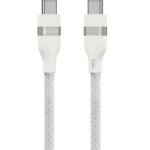 كيبل Anker المجدول من USB-C إلى USB-C بطول 0.9 متر باللون الأبيض